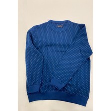 Mustay Konak Giyim Mustay Bisiklet Yaka Puanlı Sweatshirt