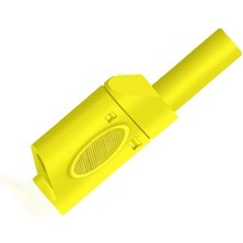 Elektromall 4mm Korumalı Sarı Banana Jack - 5 Adet