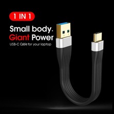 Flameer USB C Kablo Kısa Şarj (Yurt Dışından)