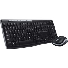 Logitech MK270 2.4 Ghz Ergonomik Kablosuz Klavye Fare Combo - Siyah (Yurt Dışından)