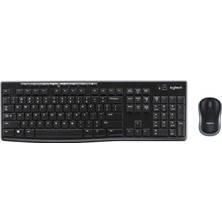 Logitech MK270 2.4 Ghz Ergonomik Kablosuz Klavye Fare Combo - Siyah (Yurt Dışından)