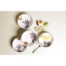 Porland Wild Life 4'lü Kase Seti 17CM