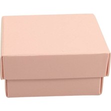 Paketleme Tezgahı Pembe Karton Yüzük Kutusu (Süngerli) 50 Adet