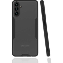 Ceponya Galaxy A13 Kılıf Kamera Korumalı Arkası Şeffaf Silikon