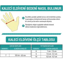 Keufman Plonjon Kemikli Kaleci Eldiveni Bilek Bandajlı Mükemmel Tutuş Kavrama Finger Protected