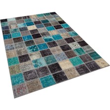 Sempati Halı Patchwork El Dokuma Eskitme Halı 160 x 230 cm 5932