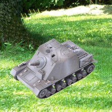 4d Harç Modeli Kiti Eğitim Oyuncak Zırh Tankı Için Xmas Hediye Masa Üstü Gri