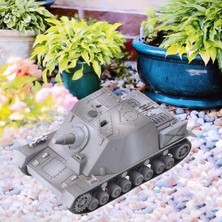 4d Harç Modeli Kiti Eğitim Oyuncak Zırh Tankı Için Xmas Hediye Masa Üstü Gri