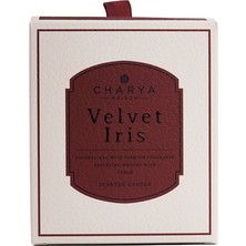 Charya Maison Velvet Iris 230 G Doğal ve Vegan Mum