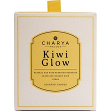 Charya Maison Kiwi Glow 230 G Doğal ve Vegan Mum