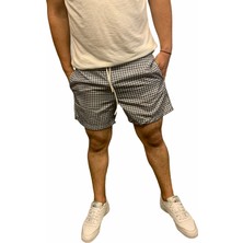 Superfly Men Swimwear Shorts Ant-Wht Beşgen Erkek Şort 21679-01