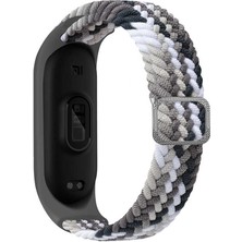 Kupa Xiaomi Mi Band 3/4/5/6 Kordon Örgü Kayış Ayarlanır Tokalı Renkli Akıllı Bileklik Suya Dayanıklı