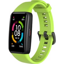 Kupa Huawei Band 5 / 6 Kordon Renkli Yumuşak Bileklik Şık Soft Pürüzsüz Kayış