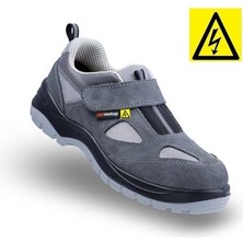 Mekap Policap 157-01 S1 Gri Süet Kompozit Burunlu Elektrikçi Iş Ayakkabısı