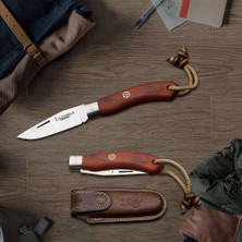 Lazbisa Outdoor Bıçak Çakı Kamp Bıçağı Mutfak Bıçak Kılıf Hediyeli El Yapımı ( 20,5 cm )