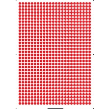 Naturel Basım 1cm Çaplı Yuvarlak Renkli Etiketler