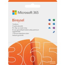 Microsoft Office 365 Bireysel 1 Yıl + Lenovo M10 Orjinal Tablet Kılıfı & Ekran Koruyucu