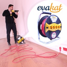 Evakat Sertifikalı Makaralı Uzatma Kablosu 3 x 2,5 40 mt