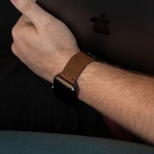 Minimal X Design Minimal x Apple Watch Uyumlu Kordonu - 42/44/45 ve 49 mm - Gerçek Deri & El Yapımı