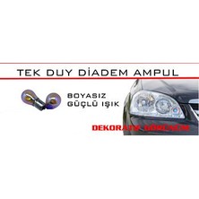 Şüscar Oto Diadem Ampul PY21W Tek Duy Sinyal Ampulü 12V 2'li Takım