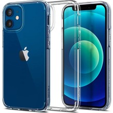 Omac iPhone 12 Şeffaf Kamera Korumalı Şarj Girişi Tıpalı Kılıf