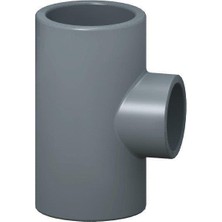 90-63 mm Pvc Inegal Te