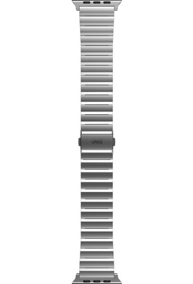 Unıq Strova Apple Saat Çelik Bağlantı Bandı 45/44/42MM - Sterlıng (Gümüş)