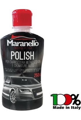 Maranello Polish Cila Metal ve Krom Yüzeyler Için 250 ml Made In Eu