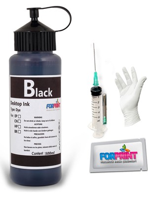 Forprint Canon 46 Uyumlu Mürekkep 500 ml Siyah