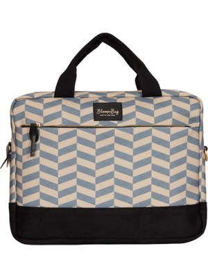 BloominBag Smokey Chevron 15.6 Inç Laptop / Macbook Çantası