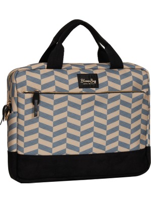 BloominBag Smokey Chevron 15.6 Inç Laptop / Macbook Çantası