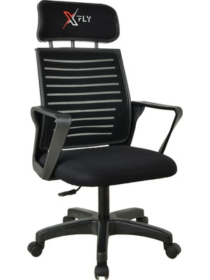 Xfly Plastik Ayaklı Oyuncu Koltuğu-Siyah FILE-2390C0541