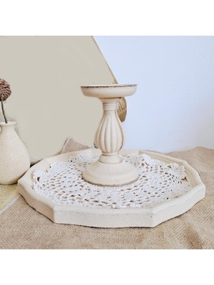 Baosity Rustik Standı Candlestick Atış Fişler Çiftlik Evi Iç Mekan ve Açık 10.5 × 17 cm(Yurt Dışından)