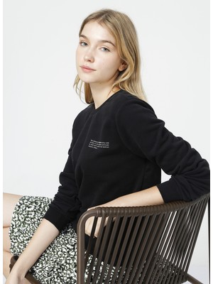 Aeropostale Siyah Kadın Sweatshirt