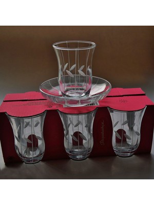 Paşabahçe 42191 Kesme  Dekor Çay Takımı