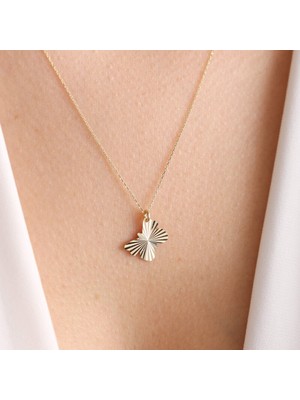 Sembol Gold Altın Kelebek Kolye Minimalist