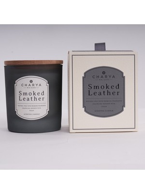 Charya Maison Smoked Leather 230 G Doğal ve Vegan Mum