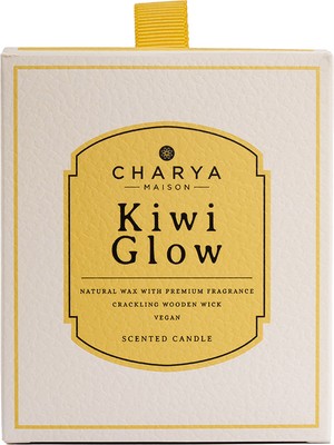 Charya Maison Kiwi Glow 230 G Doğal ve Vegan Mum