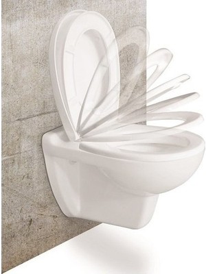 Elitra Plus Yavaş Kapanan Amortisörlü Klozet Kapağı