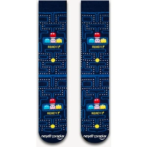 Neşeli Çoraplar Pacman Renkli Kadın Çorap