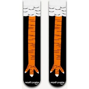 Neşeli Çoraplar Tavuk Bacağı Renkli Kadın Çorap