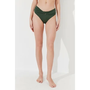 Koyu Yeşil Basic Twist Bikini Altı