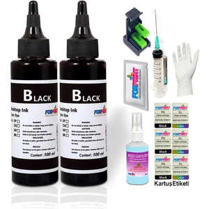 Hp 304, Hp 305 Uyumlu Kartuş Için Dolum Seti 2X100 ml