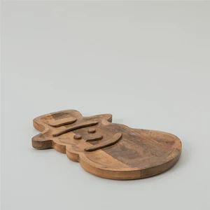 Snowman Servis Tabağı 40X25 cm Natural