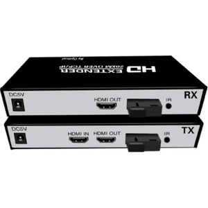 Fiber Extender 20KM HDMI+USB Kvm