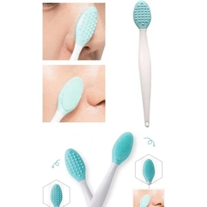Burun Siyah Nokta Cilt ve Yüz Temizleyici Temizleme Fırçası Peeling Fırça Çilek