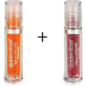 Meyveli Dudak Parlatıcısı Roll On Lipgloss Çilek ve Portakal Mtk