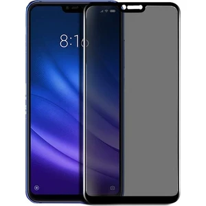 Xiaomi Mi 8 Kırılmaz Ekran Koruyucu Hayalet Cam Gizlilik Filtreli Komple Cam