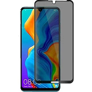Huawei Y7 2019 Dub-Lx1 Kırılmaz Ekran Koruyucu Hayalet Cam Gizlilik Filtreli Komple Cam