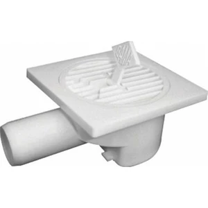 10X10 Q32 Yandan Çıkışlı Plastik Yer Süzgeci